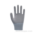 Hespax Non-dust Seamless Work Cheap Breathable Grey Gloves